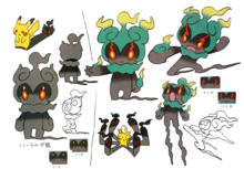 Bocetos de Marshadow.