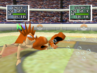 Burbuja en Pokémon Stadium 2.