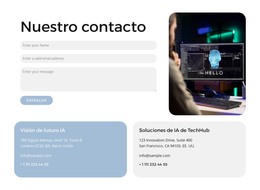 Desafío De Innovación En IA - Plantilla HTML Gratuita