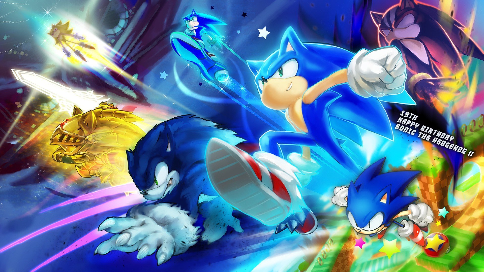 Tải ngay Sonic background pc Full HD chất lượng cao