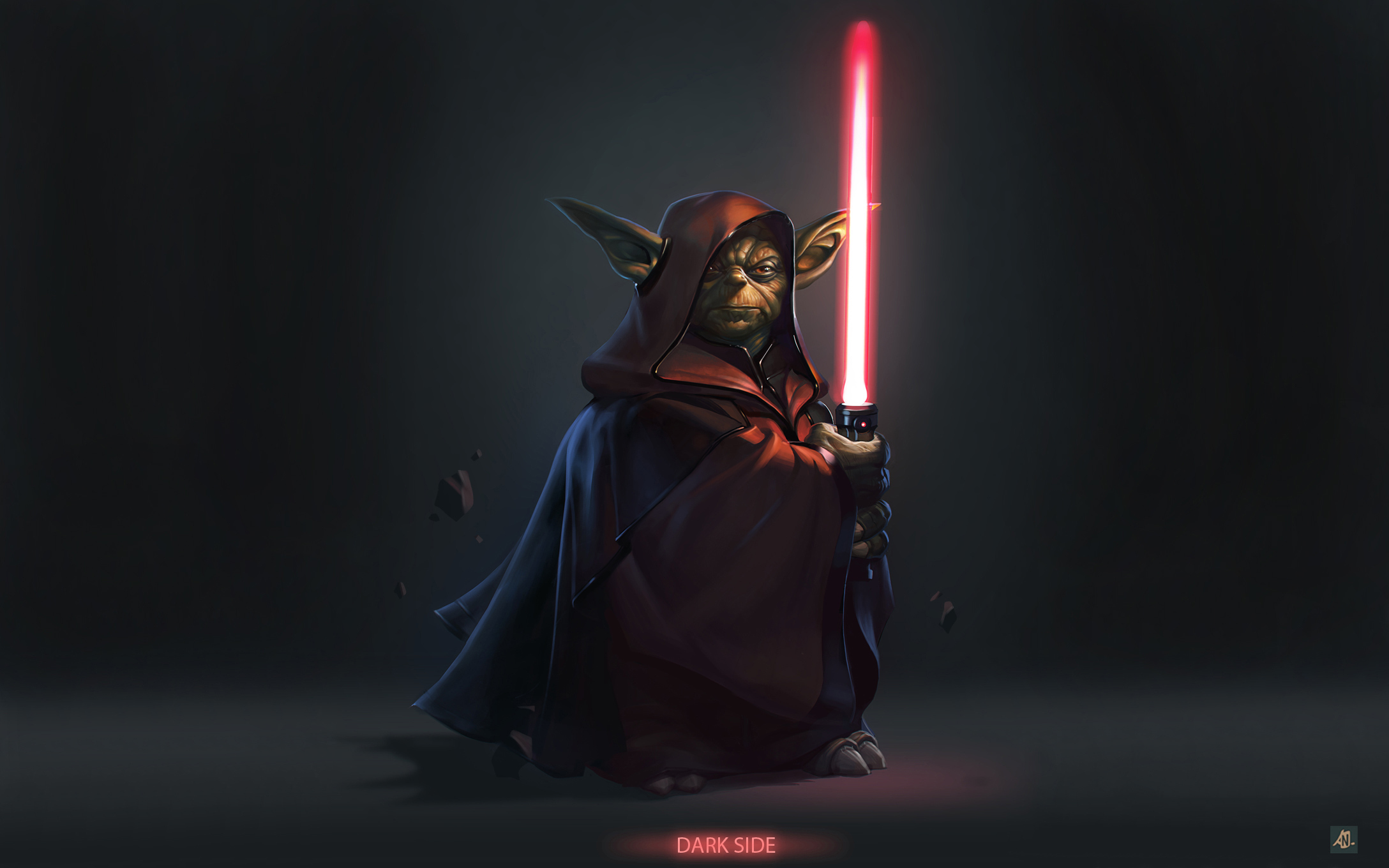  Dark  Side Yoda HD  Wallpaper  Background Image 2176x1360 