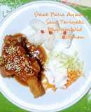 Steak Paha Ayam Saus Teriyaki Simpel