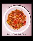 Sambal Teri dan Pare