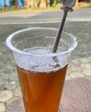 Soda lemon teh bisa ganti teh kemasan pake teh bandulan, adem sari sachet, Cuka apel, chia seed