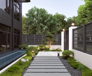 New Chinese Style Courtyard/landscape-ID:749990941