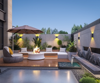 Modern Courtyard/landscape-ID:213064918