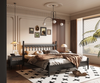 French Style Bedroom-ID:908637057