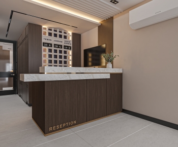 Modern Office Reception Desk-ID:934259935