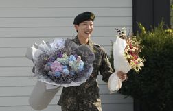 Fin du service militaire de J-hope, mégastar K-pop et membre du groupe BTS