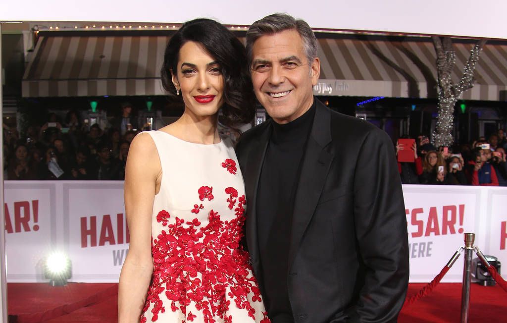 Amal et George Clooney à l'avant-première de Ave, César!