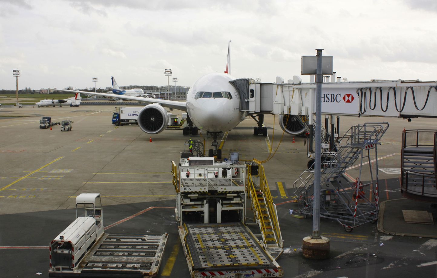 Un avion à Orly sur le tarmac de l'aéroport d'Orly.