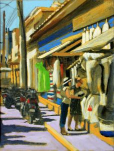 Shopping For Bargains - David Zimmerman Fine Art