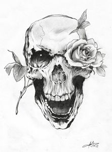 1501 - Skull and Rose