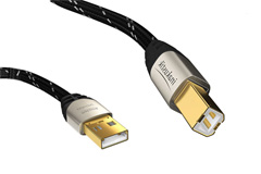 Hi-Fi USB audio cable icon