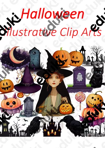 HALLOWEEN - CLIP ARTS – Unterrichtsmaterial im Fach Fachübergreifendes ...