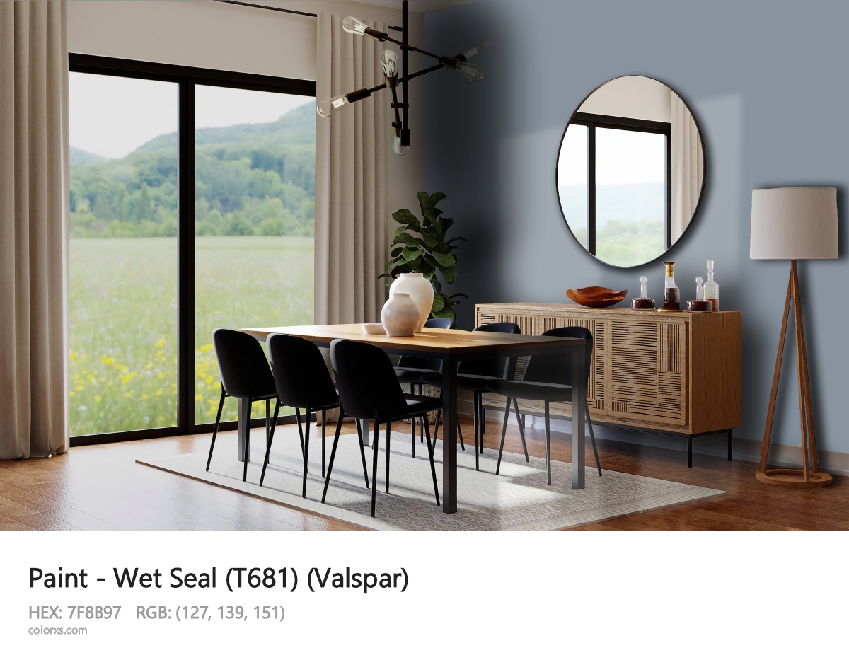 Valspar Wet Seal (T681) Paint dining room design