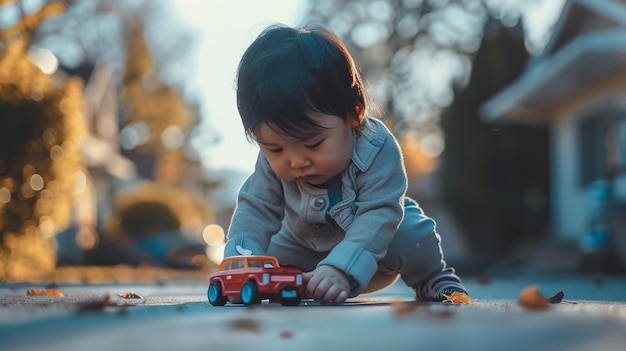 Foto grátis um belo estilo de vida infantil.