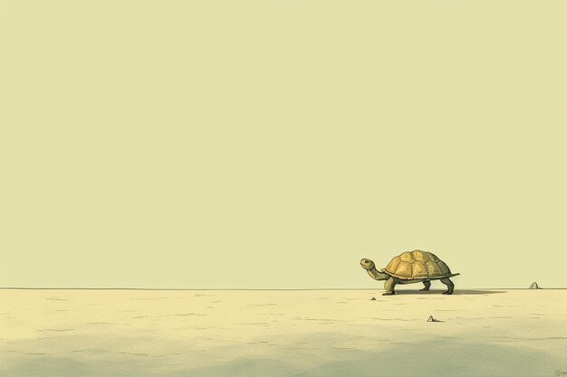 Foto cartoon turtle imagens de fundo e espaço de cópia