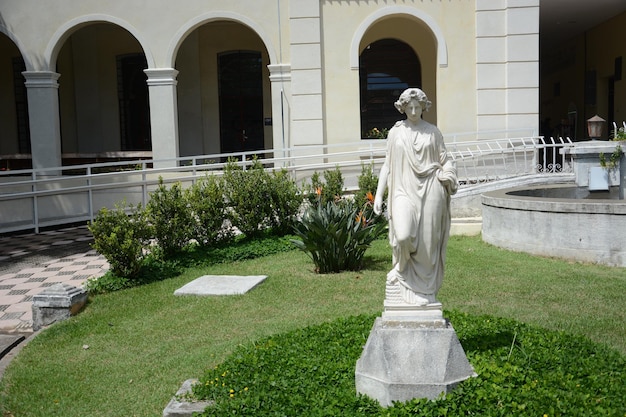 Foto uma bela vista do museu do imigrante de são paulo em são paulo brasil