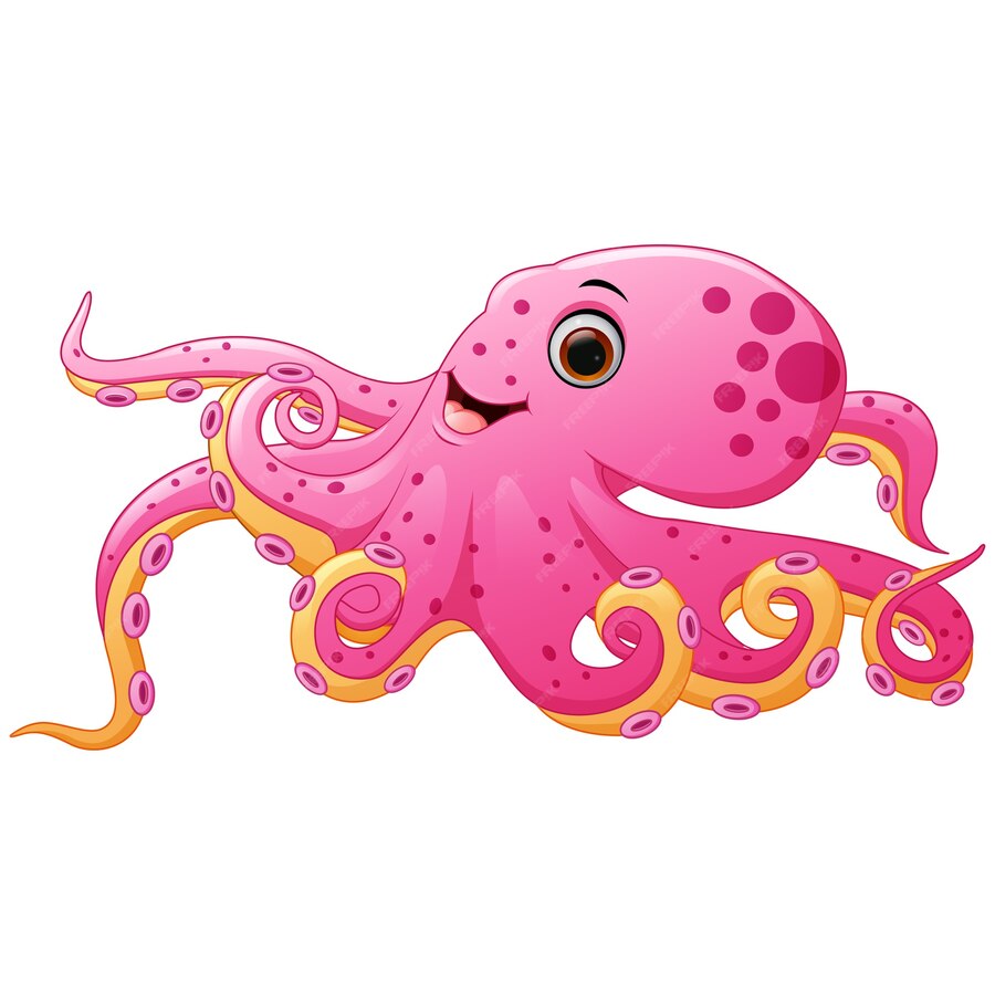 Premium Vector | Cute octopus cartoon