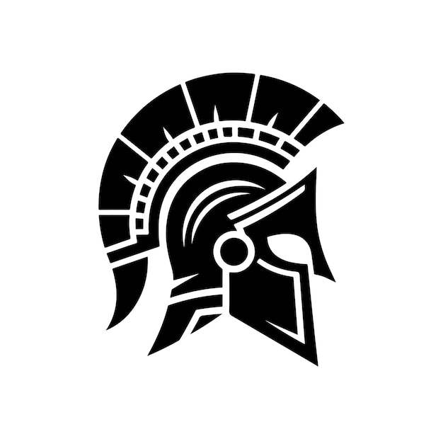 Premium Vector | Greek warrior spartan helmet vector illustration