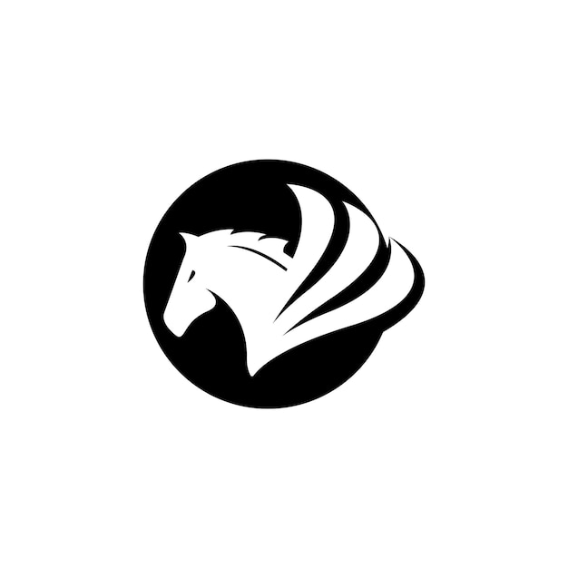 Premium Vector | Pegasus logo concept vector icon