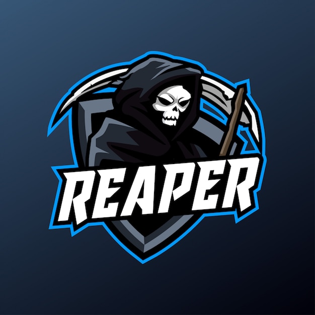 Premium Vector | Reaper mascot for sport and esport logo