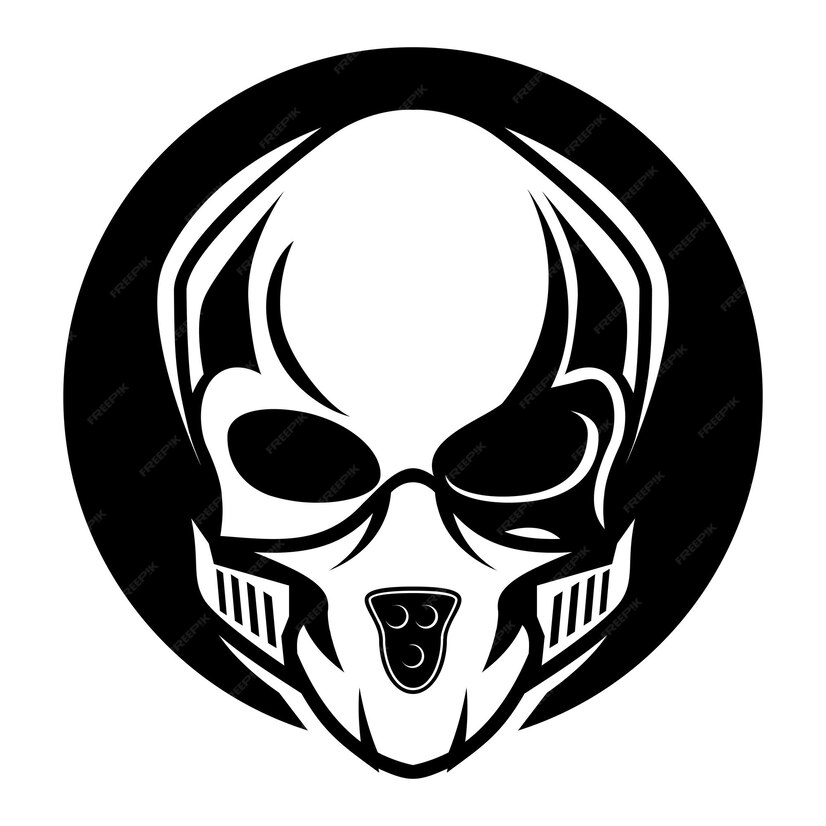 Premium Vector | Skull mask military vector mascot template design ...