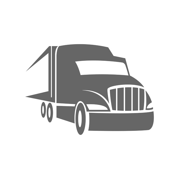 Premium Vector | Truck logo icon design illustration