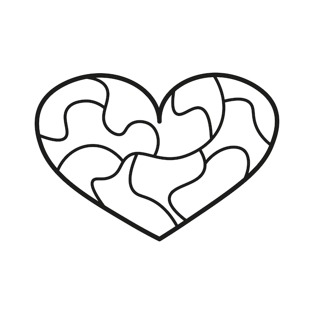 Premium Vector | Vector illustration of heart