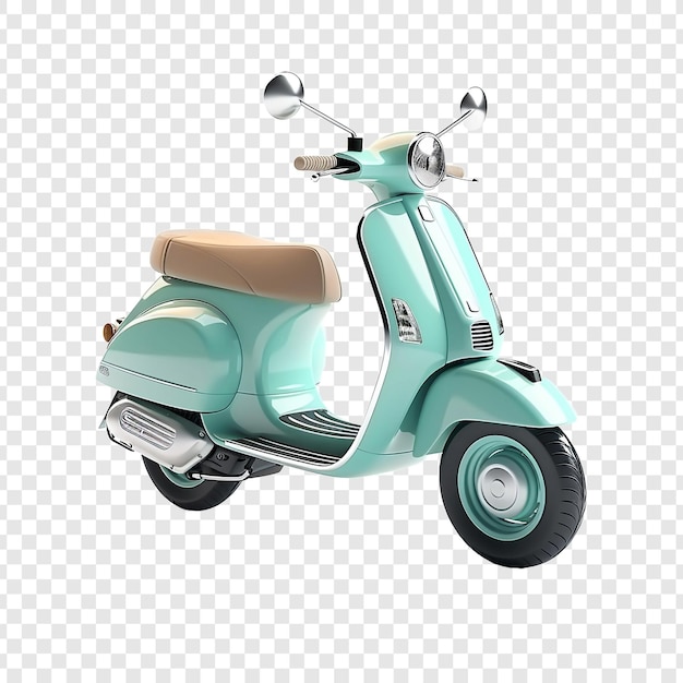 PSD grátis 3d scooter isolado em fundo transparente