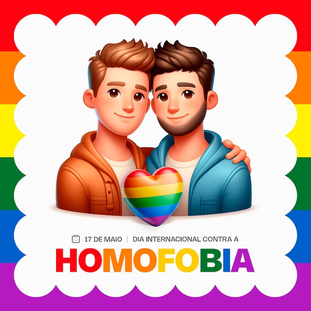 PSD dia internacional do orgulho e da resistência contra a homofobia