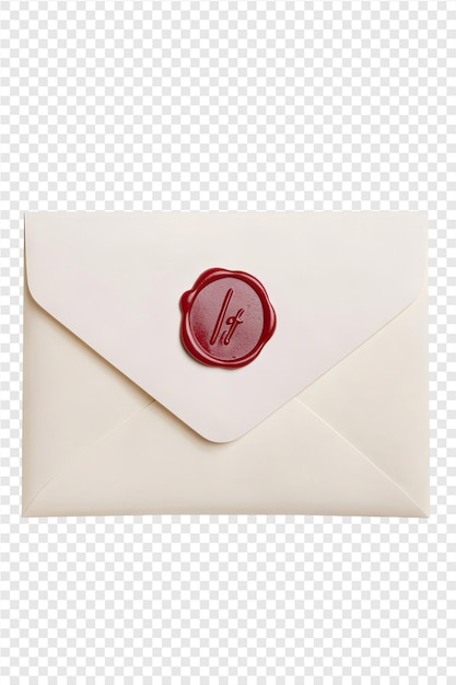 PSD um envelope com um rótulo vermelho que dizia: