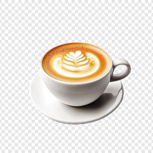 PSD uma xícara de latte art