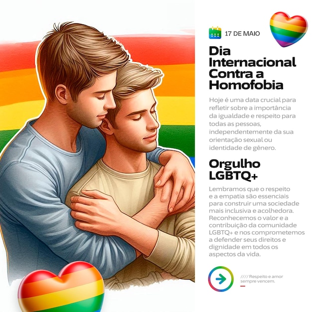 PSD vamos combater a homofobia juntos dia internacional contra a homofobia