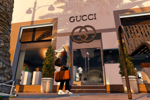 Gucci store retexture for Ponsonbys 