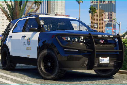 Police Vapid Scout [Add-On / FiveM | Extras | Tuning | CallSign System | Rotating Spotlights]