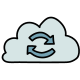 cloud sync icon