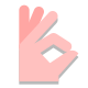 ok hand icon