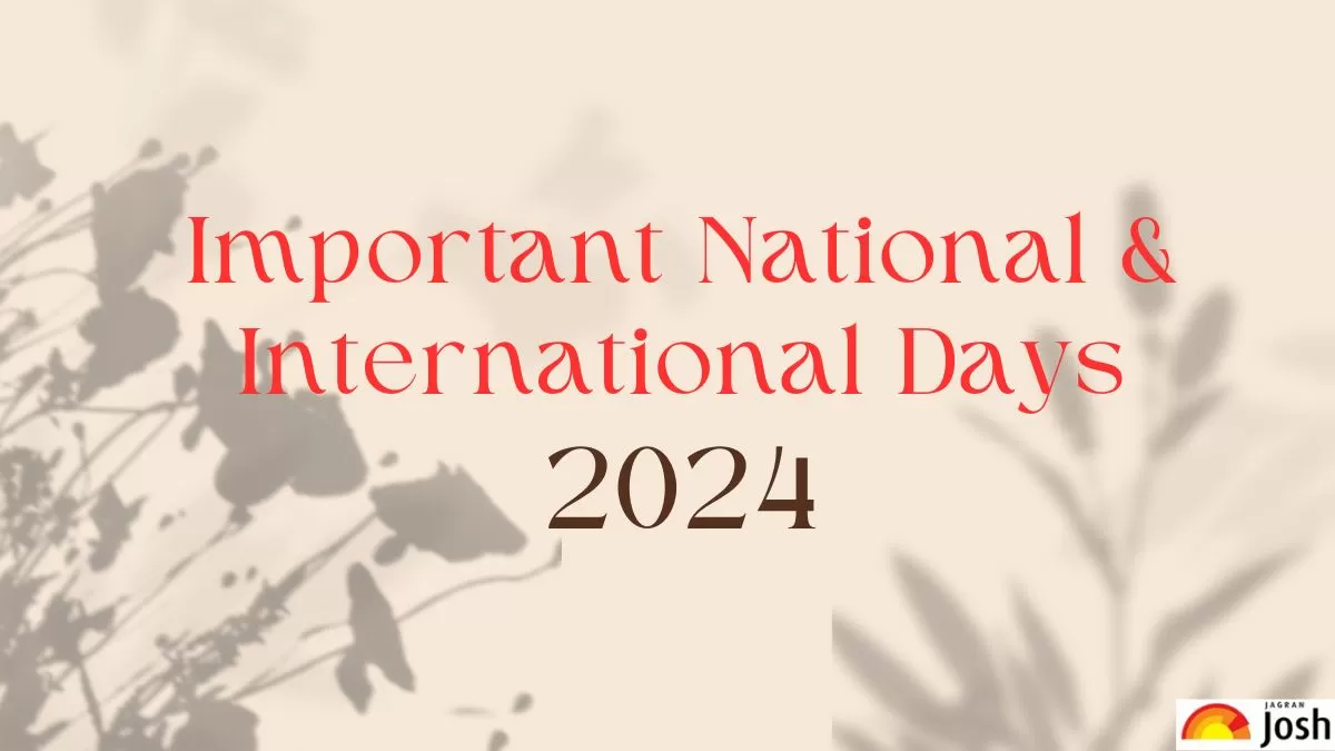 Important Days and dates 2024