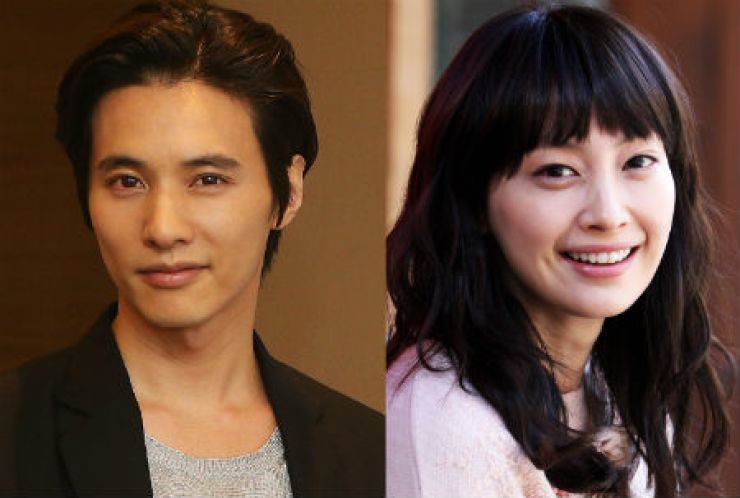 Actor Won Bin, left, and actress Lee Na-young / Yonhap 