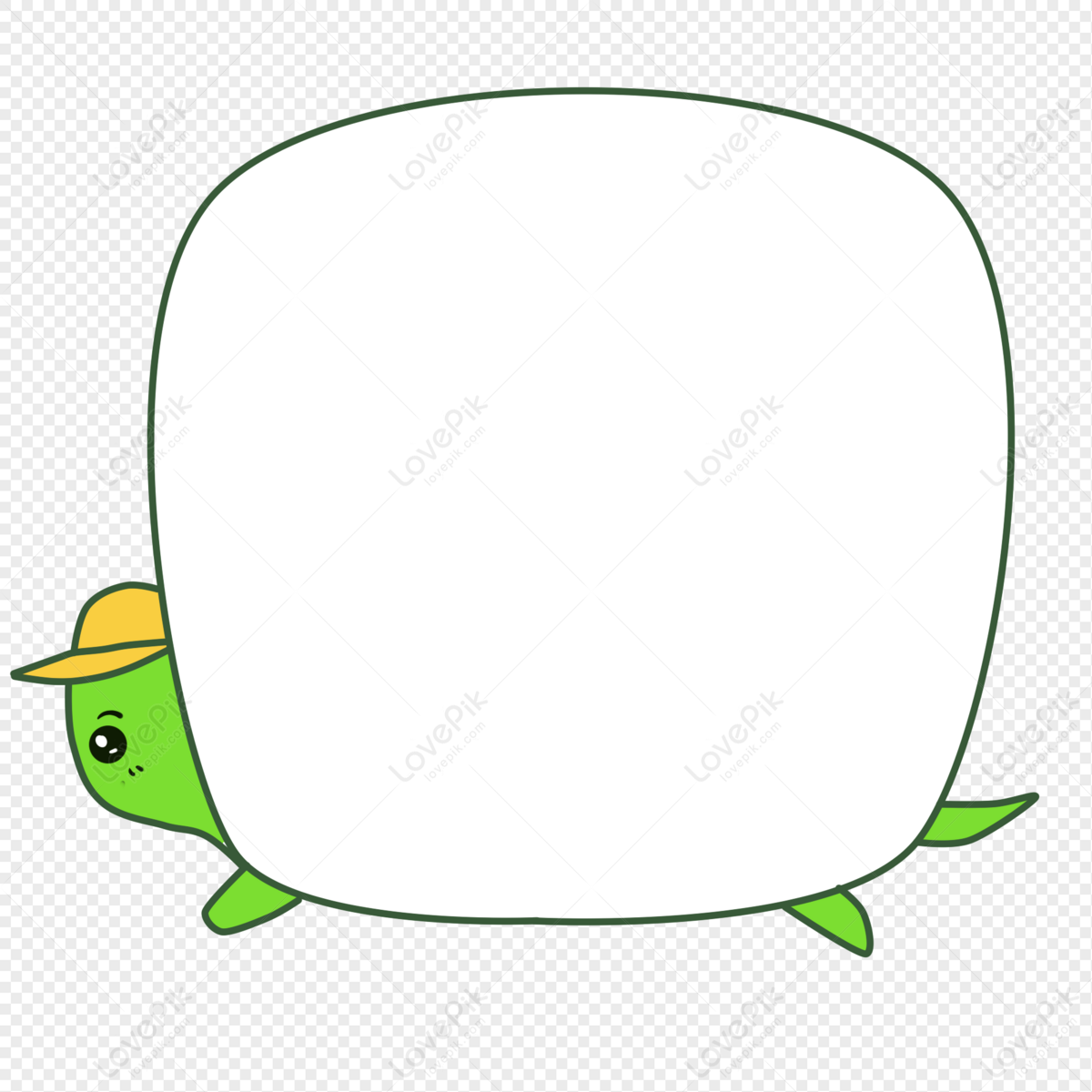 Small Turtle Border PNG Images With Transparent Background | Free ...