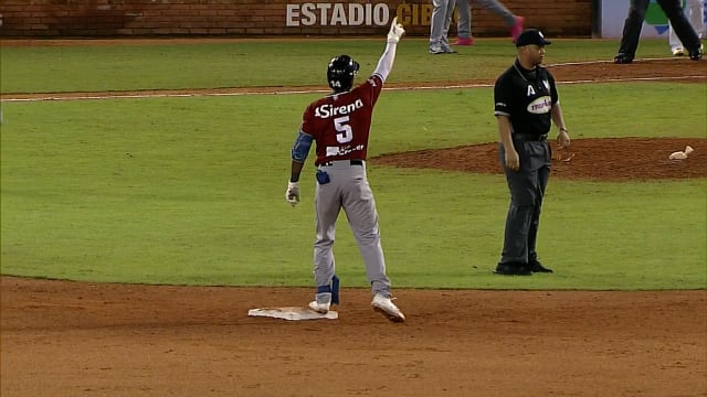 Tolbert clears the bases with a double