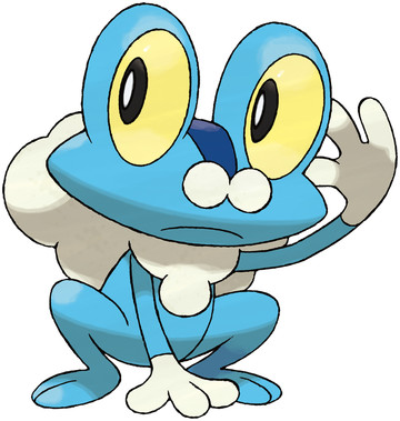 Froakie artwork by Ken Sugimori