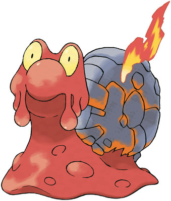 Magcargo artwork by Ken Sugimori