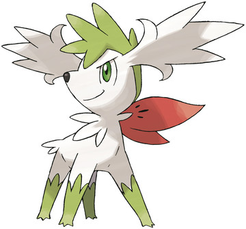 Shaymin (Sky Forme) artwork by Ken Sugimori