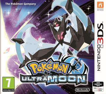 Pokemon Ultra Moon box art featuring Dawn Wings Necrozma