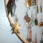 Photo of an earring holder