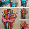 Making a Candy Bouquet