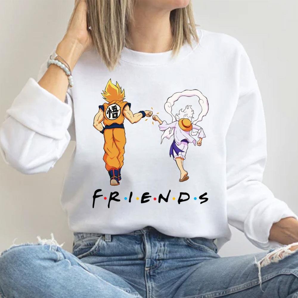 The Goats Goku Luffy Dragon Ball One Piece Friends Apparel